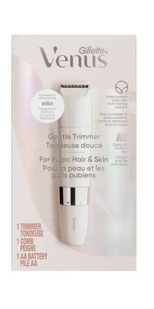 VENUS TRIMMER GENTLE PUBIC HAIR & SKIN