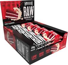 WARRIOR   RAW PROTEIN BAR   12/box   RED VELVET CAKE