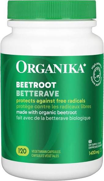 Organika   BEETROOT ORGANIC 120VCAP
