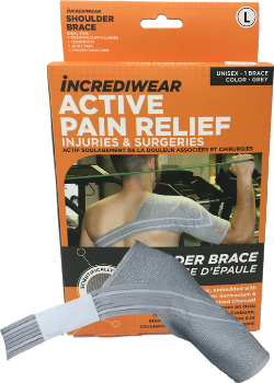 Incrediwear - Incrediwear Braces Shoulder Brace Gray Large