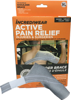 Incrediwear - Incrediwear Braces Shoulder Brace Gray Extra Large