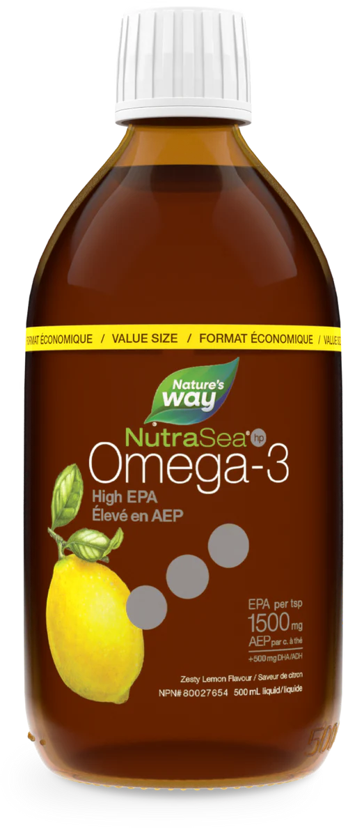 Nature's Way - NutraSea HP Omega-3 (Lemon) - 500 ml