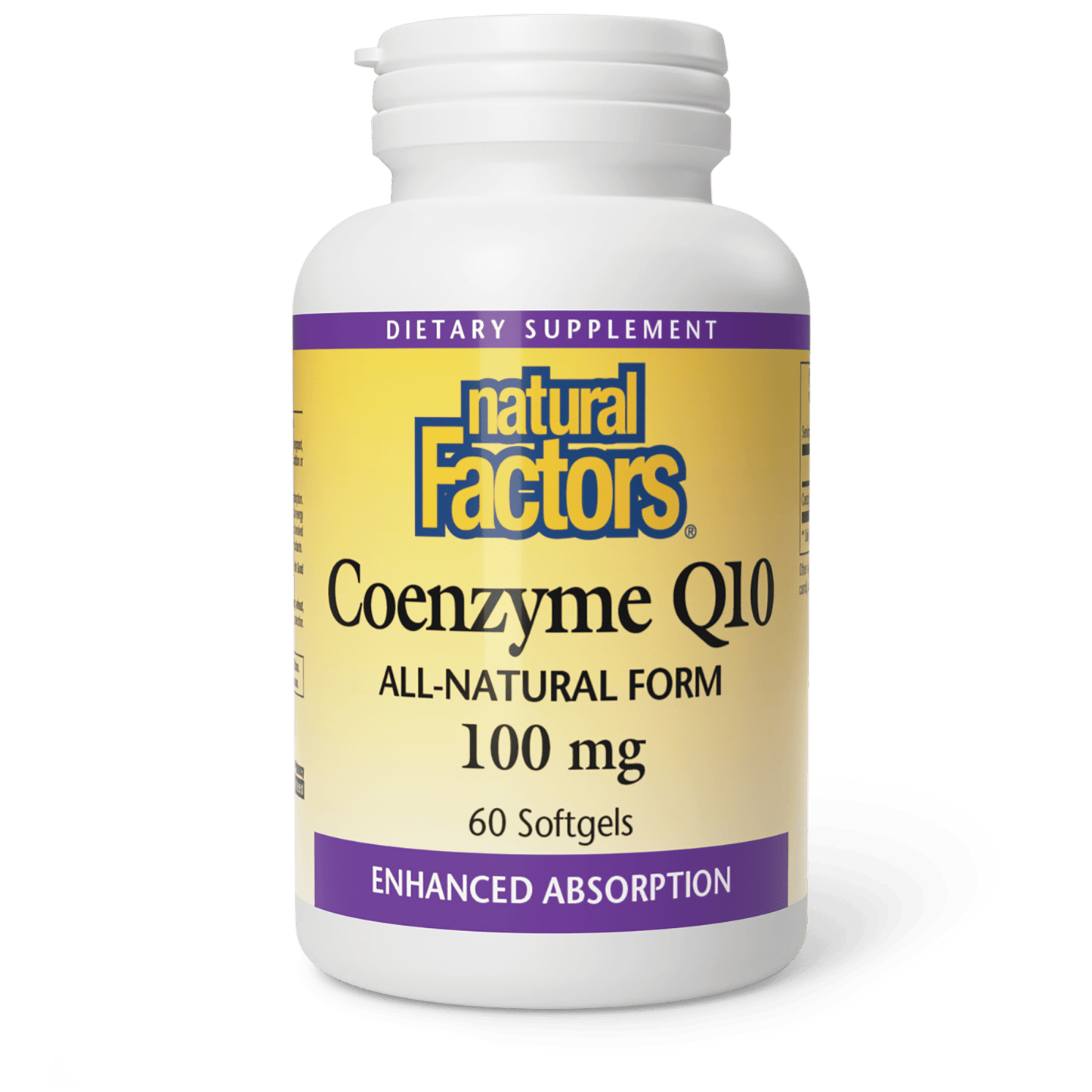 Natural Factors Coenzyme Q10 100 mg 60 sgels