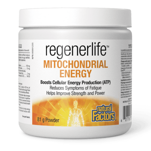 Natural Factors Mitochondrial Energy, Regenerlife 81gpwd