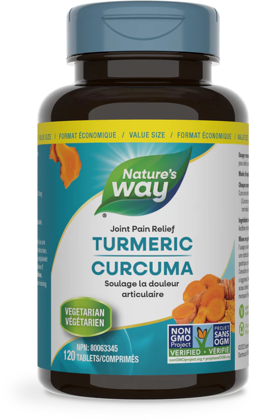 Nature's Way - Turmeric - 120 Veg Tabs