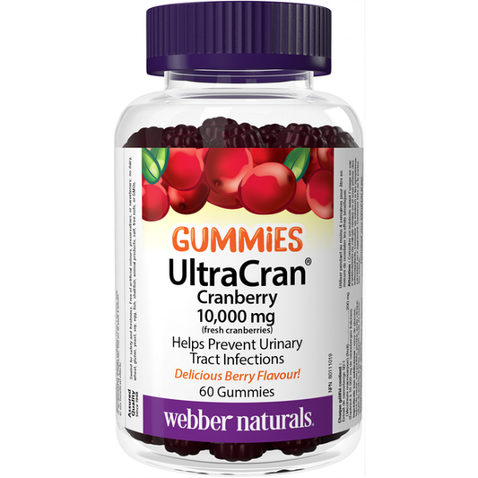 Webber Naturals - UltraCran® Cranberry 10,000 mg - 60 Gummies