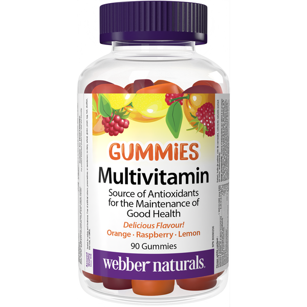 Webber Naturals - Multivitamin Orange · Raspberry · Lemon - 90 Gummies