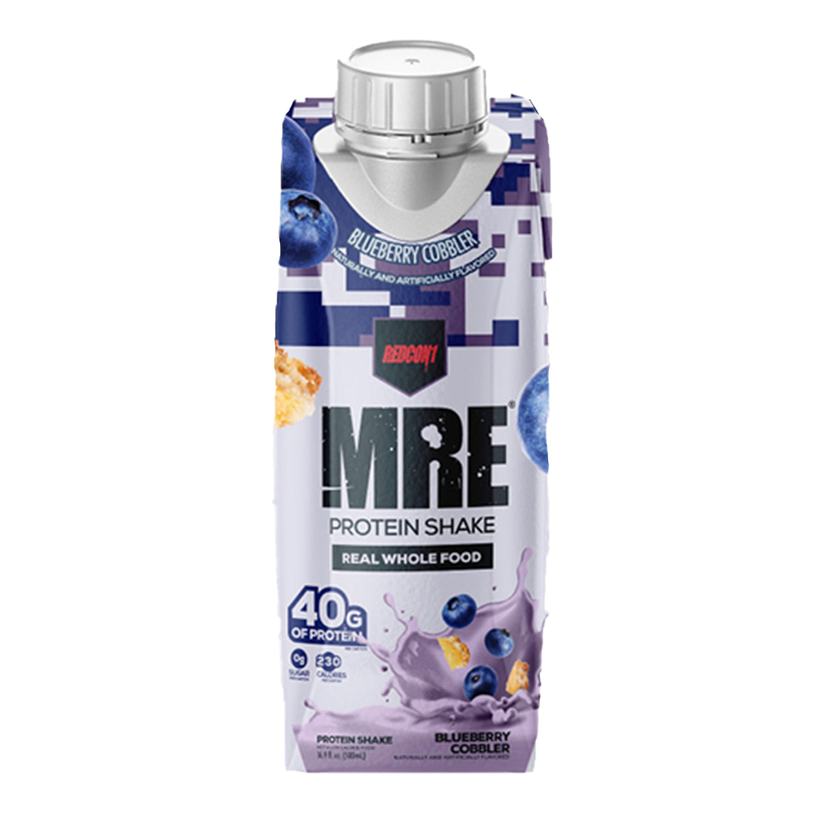 Redcon1    Redcon1 MRE RTD    Flavour: Blueberry Cobbler 
Container Size: 500 mL    Pack of 12