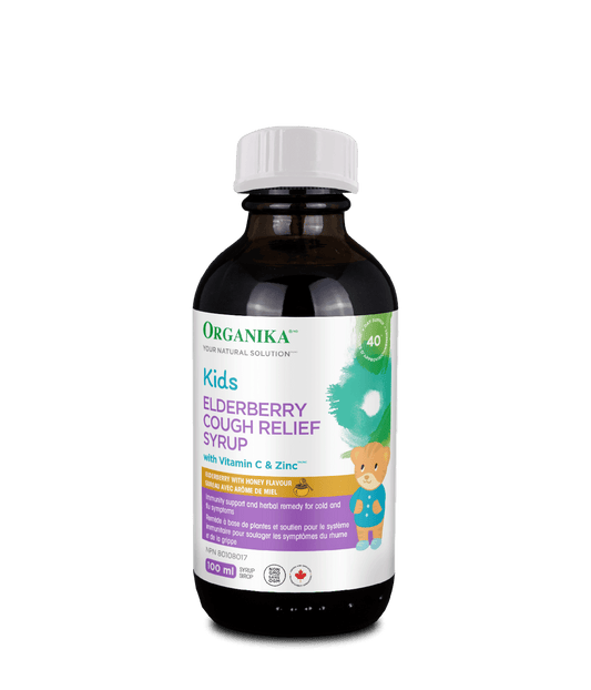 Organika   KIDS ELDERBERRY COUGH RELIEF SYRUP 100ML