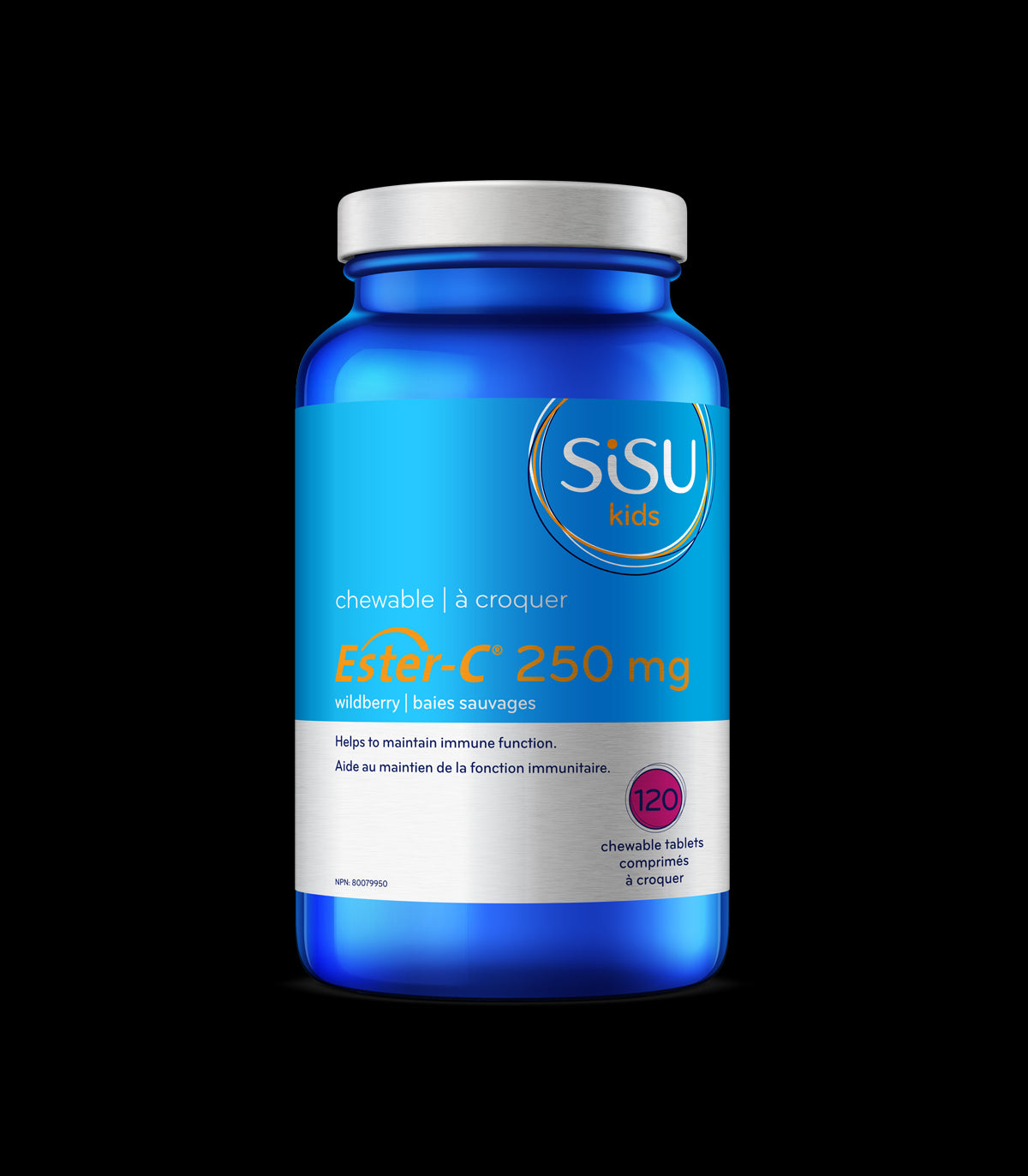 SISU - Kids Ester-C® 250 mg Chewable, Berry  120 tabs