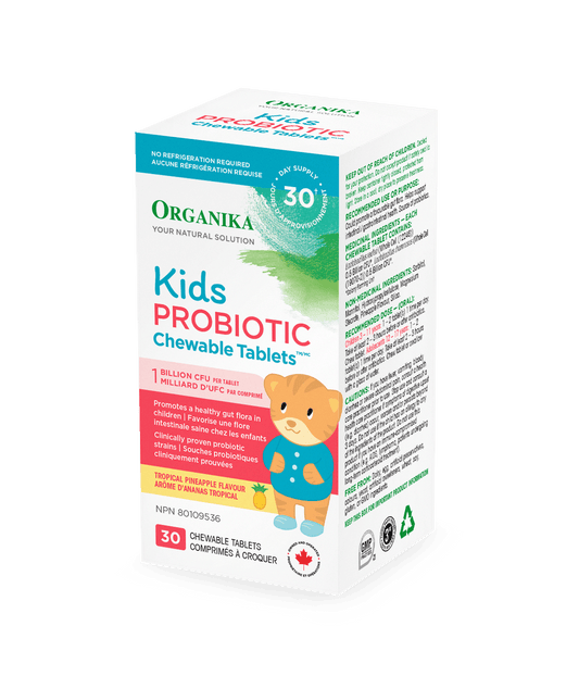 Organika   KIDS PROBIOTIC CHEWABLE 30TAB