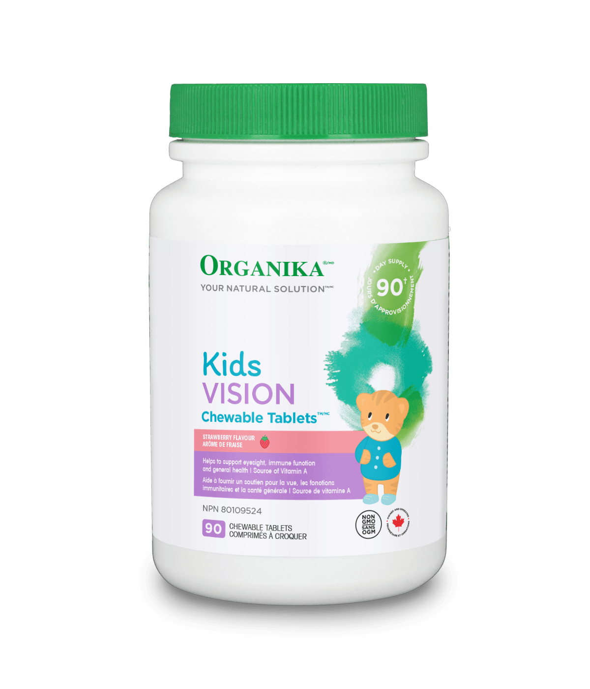 Organika   KIDS VISION CHEWABLES 90TAB