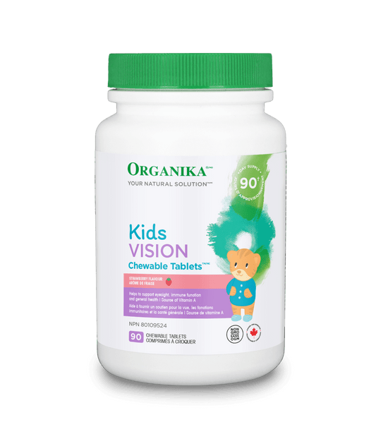 Organika   KIDS VISION CHEWABLES 90TAB