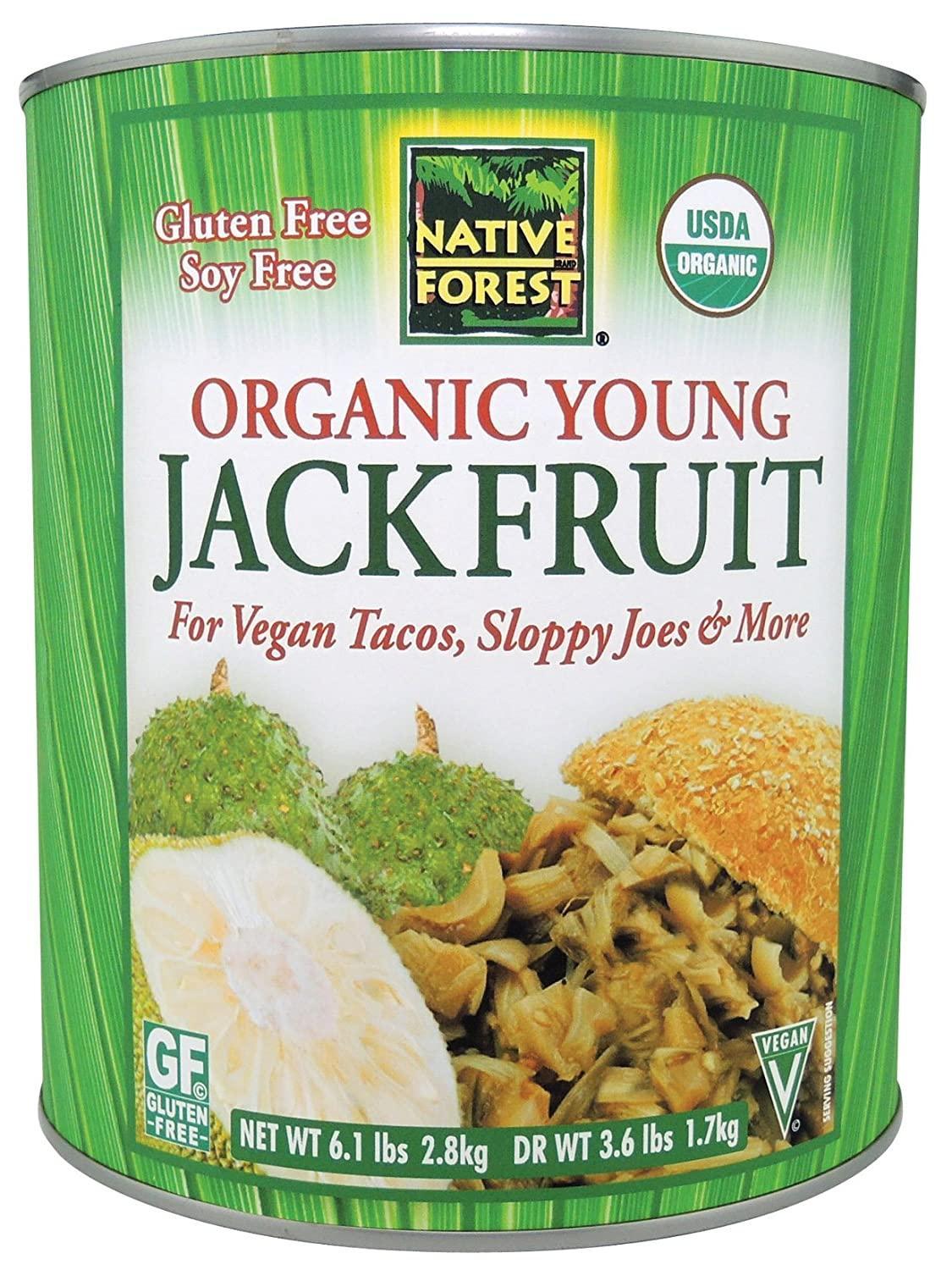 NATIVE FOREST - Organic Young Jackfruit (can)    6.1Lbs