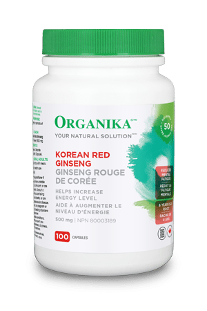 Organika   GINSENG KOREAN RED 500MG 100CAP