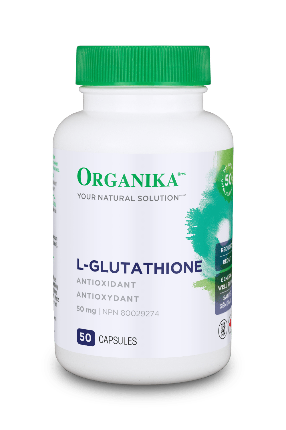 Organika   L-GLUTATHIONE REDUCED 50MG 50CAP
