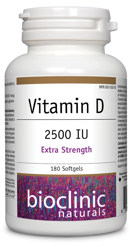 BioClinic   Vitamin D3 · 2500 IU   90 Softgel