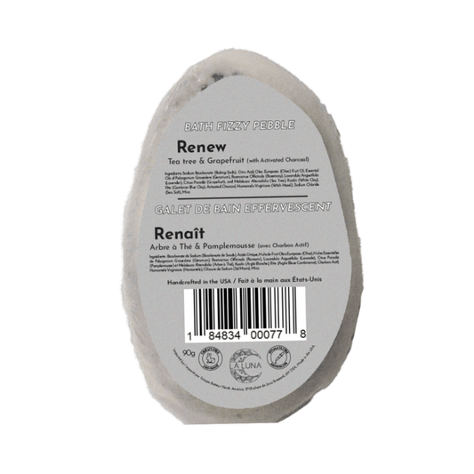 LA LUNA    Bath Fizzy Pebbles    LA LUNA    Bath Fizzy Pebbles    Renew Tee Tree & Grapefruit 90g*6