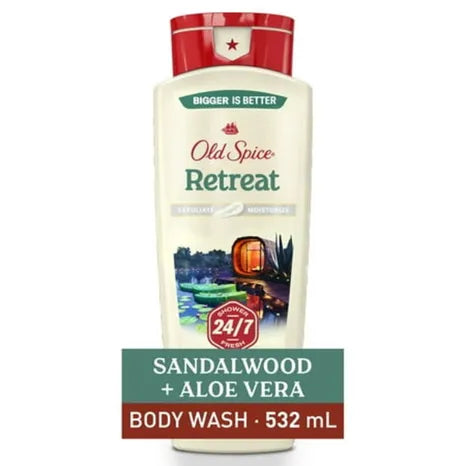 OLD SPICE RETREAT RBODY WASH SANDALWOOD&ALOE 532ML