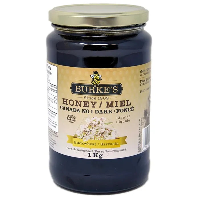 Burke's Pure Natural Honey   Buckwheat Honey Liquid 1kg
