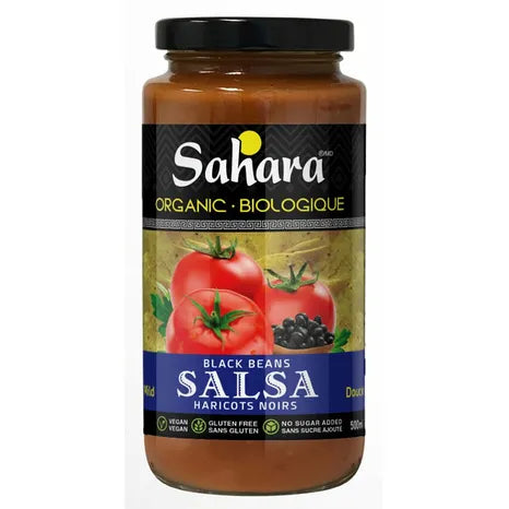 Sahara   Organic Salsa - Black Bean 500ml