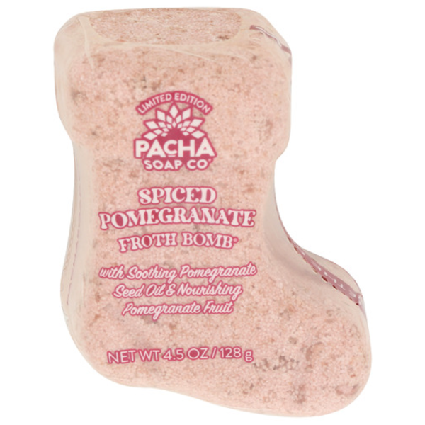 Pacha Soap   Froth Bomb, Spiced Pomegranate 128g