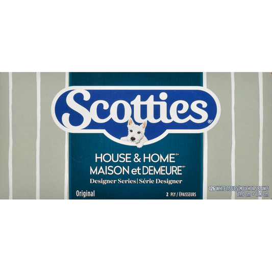 SCOTTIES FACIAL TISSUE SUPREME 2PLY 126SHEET 9 pack of 4