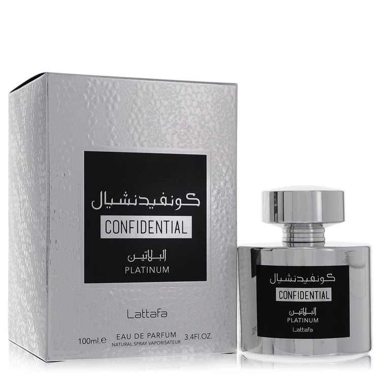 Lattafa    Men    Lattafa Confidential Platinum    100 ml Eau De Parfum Spray (Unisex)