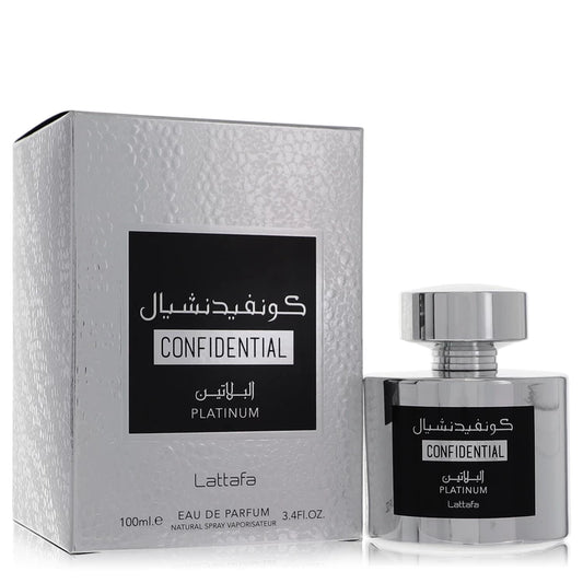 Lattafa    Men    Lattafa Confidential Platinum    100 ml Eau De Parfum Spray (Unisex)