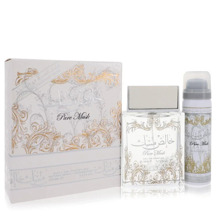 Lattafa    Women    Lattafa Pure Khalis Musk    100 ml Eau De Parfum Spray Plus 1.7 Deodorant Spray (Manufacturer Filled)