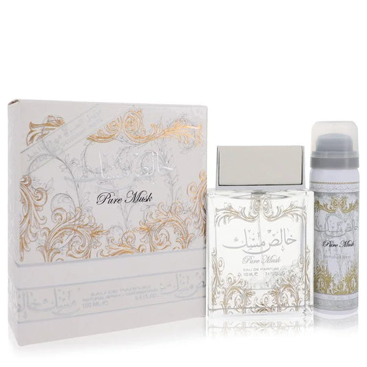 Lattafa    Women    Lattafa Pure Khalis Musk    100 ml Eau De Parfum Spray Plus 1.7 Deodorant Spray (Manufacturer Filled)