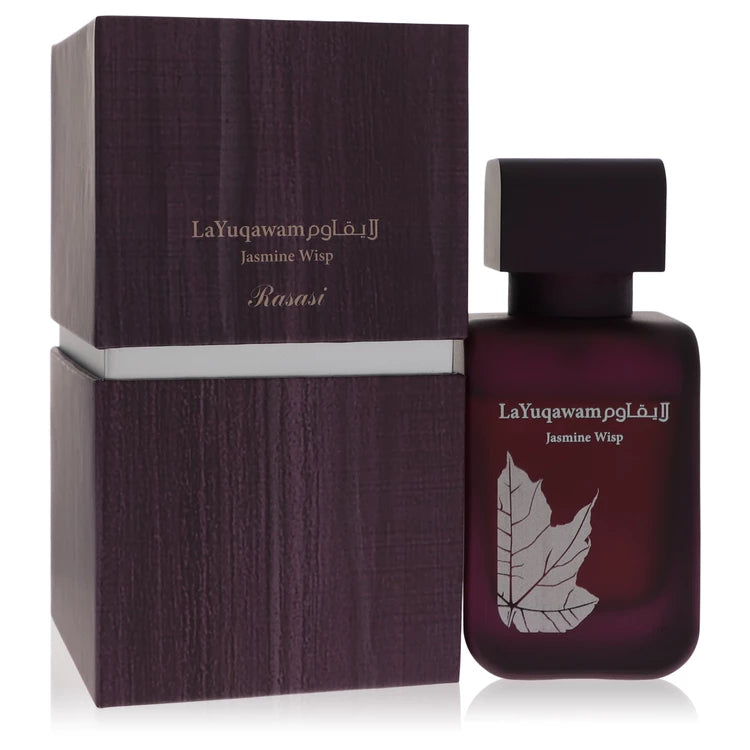 La Yuqawam Jasmine Wisp Eau De Parfum Spray By Rasasi 2.5 oz Eau De Parfum Spray