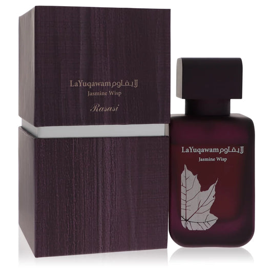 La Yuqawam Jasmine Wisp Eau De Parfum Spray By Rasasi 2.5 oz Eau De Parfum Spray