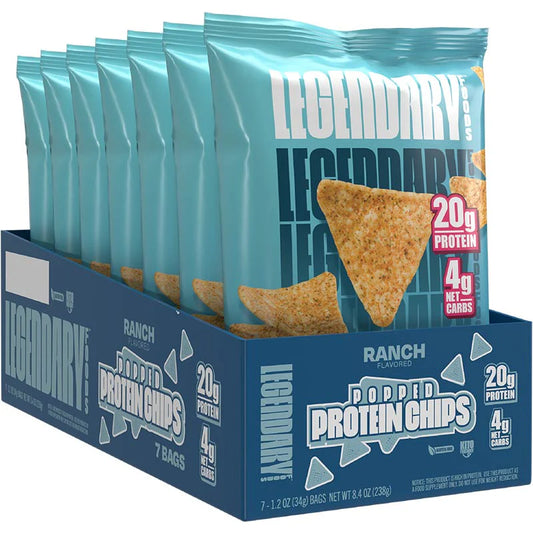 Legendary Foods Protein Chips Ranch 34 g - Case of 7