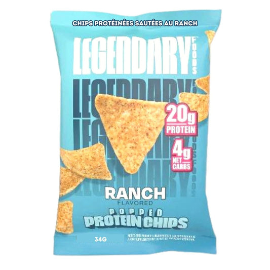 Legendary Foods Protein Chips Ranch 34 g