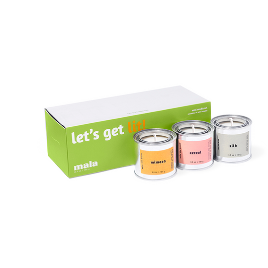 Mala - Let's Get Lit Giftset (3 x 3.8 oz Candles)