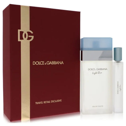 Dolce & Gabbana    Women    Light Blue    -- Gift Set - 3.4 oz Eau De Toilette Spray + .33 oz EDT Spray Travel Exclusive