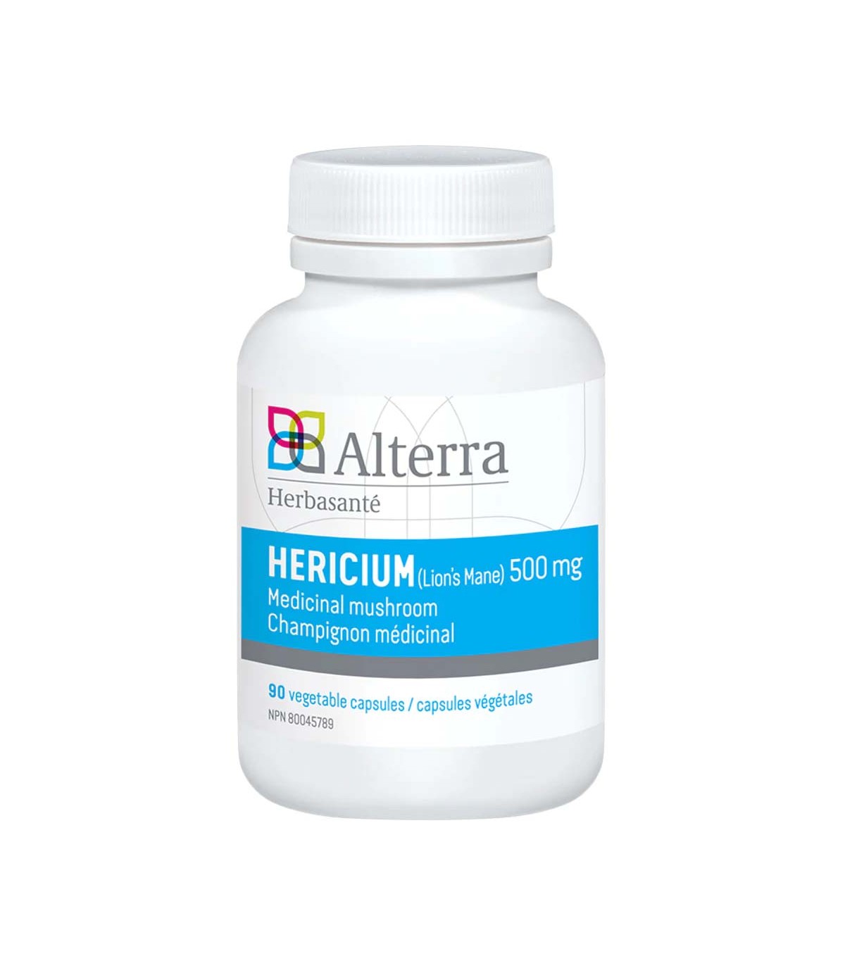 Alterra_Lion's Mane (Hericium) 500 mg_90 VEG. CAPS
