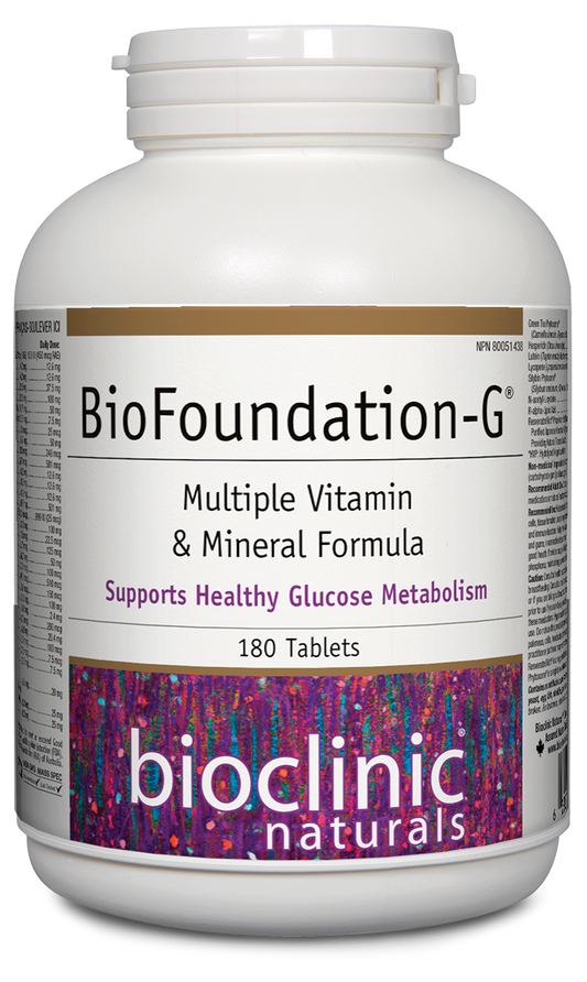 BioClinic   BioFoundation-G™ Multiple Vitamin & Mineral   180 Tablet