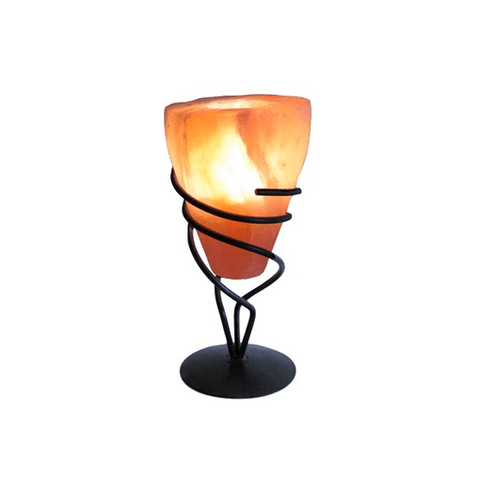 Ecoideas_Cone Shape with Metal Stand - tealight holder_1.5kg-2kg