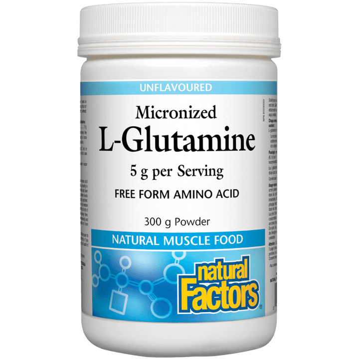 Natural Factors   Micronized L-Glutamine 5 g   450 g pwdpwd