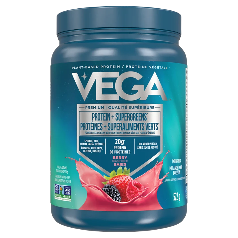 Vega Protein & Supergreens Berry (522g)
