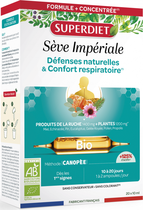 Superdiet   Organic Imperial Sap   20 x 15 ml