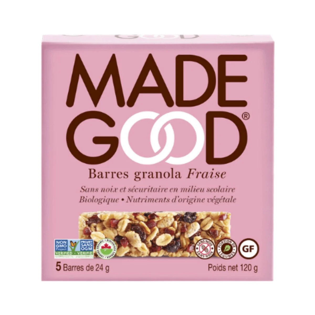 Made Good   Organic Granola Bars   Strawberry524G