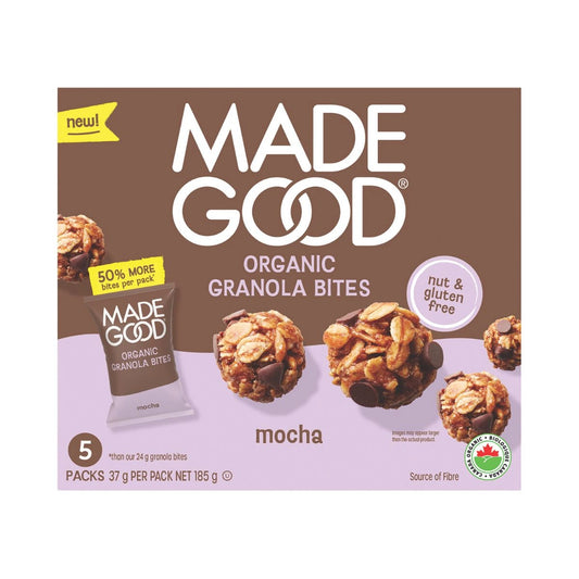 MADEGOOD - Mocha Organic Granola Bites   5 count