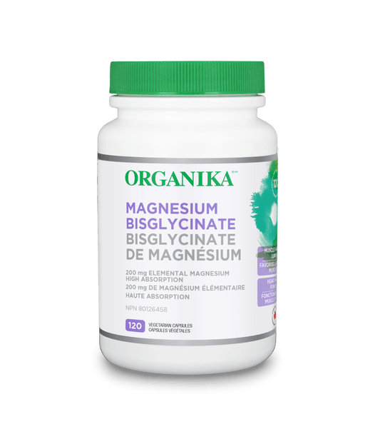 Organika   MAGNESIUM BISGLYCINATE 120VCAP