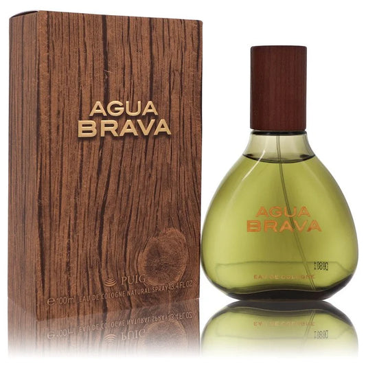 Agua Brava Eau De Cologne Spray By Antonio Puig 3.4 oz Eau De Cologne Spray