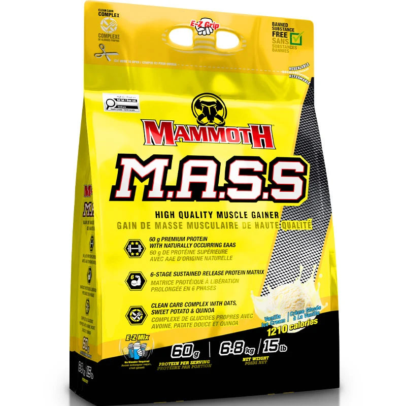 MAMMOTH MASS.   VANILLA ICE CREAM   15lb