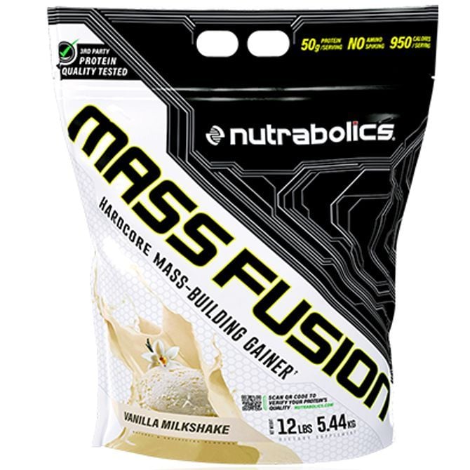 NUTRABOLICS   MASS FUSION   VANILLA MILKSHAKE   12lbs