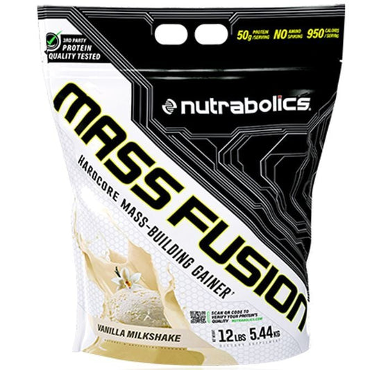 NUTRABOLICS   MASS FUSION   VANILLA MILKSHAKE   12lbs